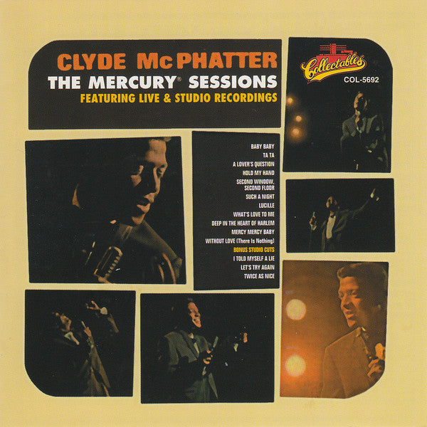 MCPHATTER, CLYDE - MERCURY SESSIONS: FEATURING LIVE & STUDI