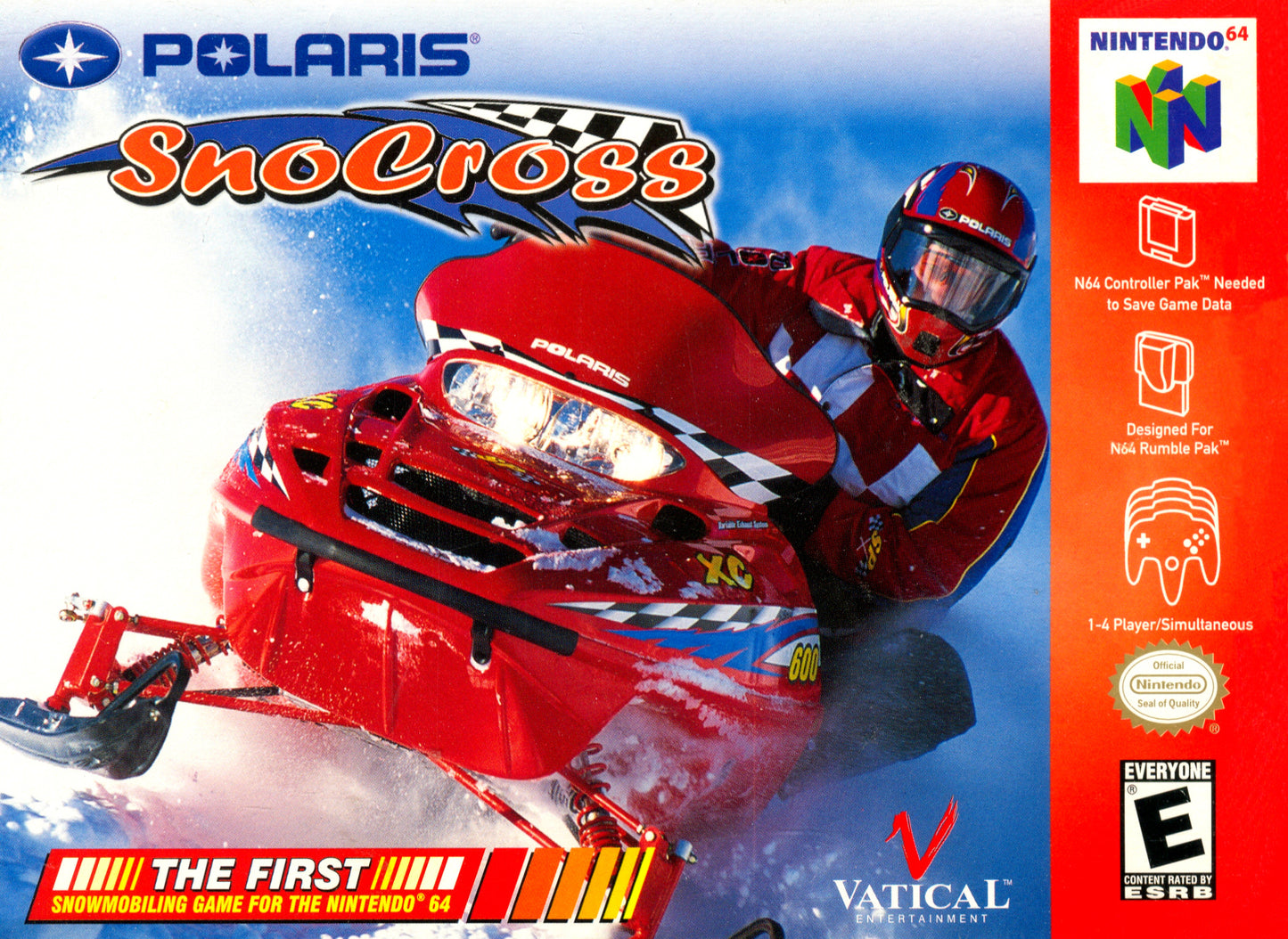 POLARIS SNOCROSS - N64 (W/BOX & MANUAL)