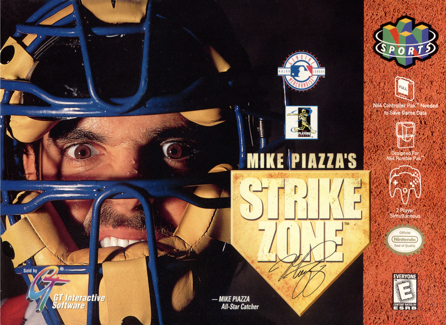 MIKE PIAZZA'S STRIKE ZONE - N64 (W/BOX)