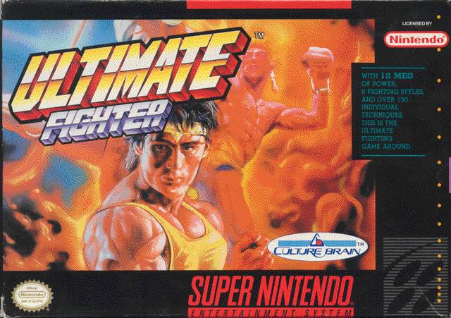 ULTIMATE FIGHTER - SNES (W/BOX & MANUAL)