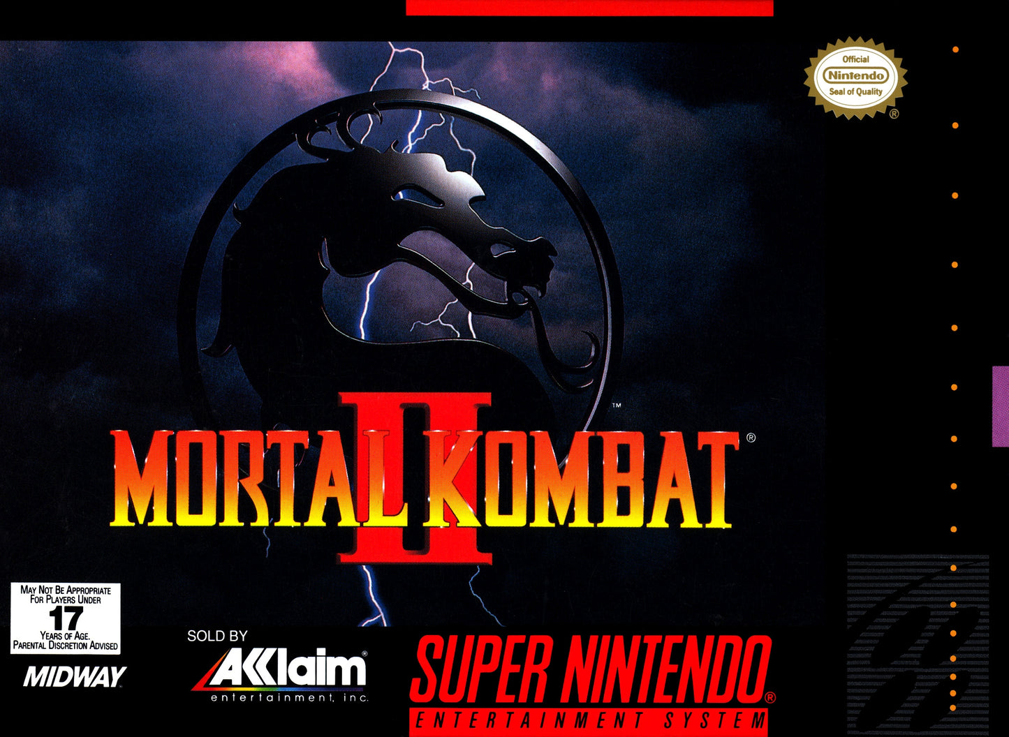 MORTAL KOMBAT II - SNES