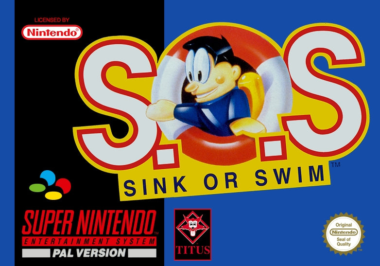 S.O.S.: SINK OR SWIM - SNES (W/BOX)