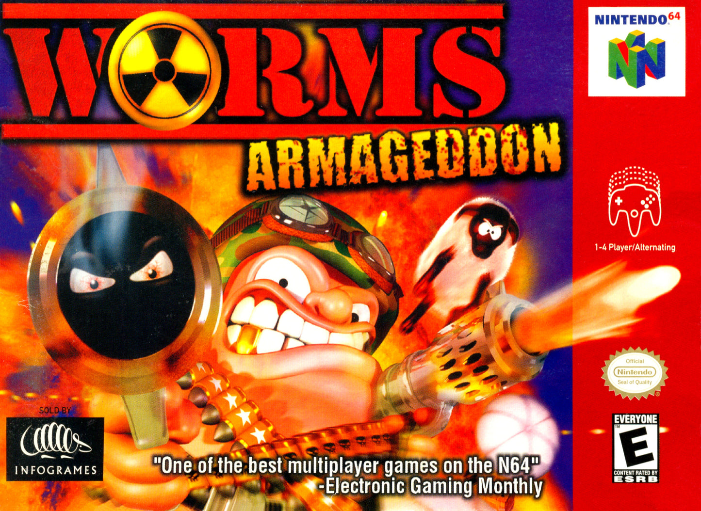 WORMS: ARMAGEDDON - N64