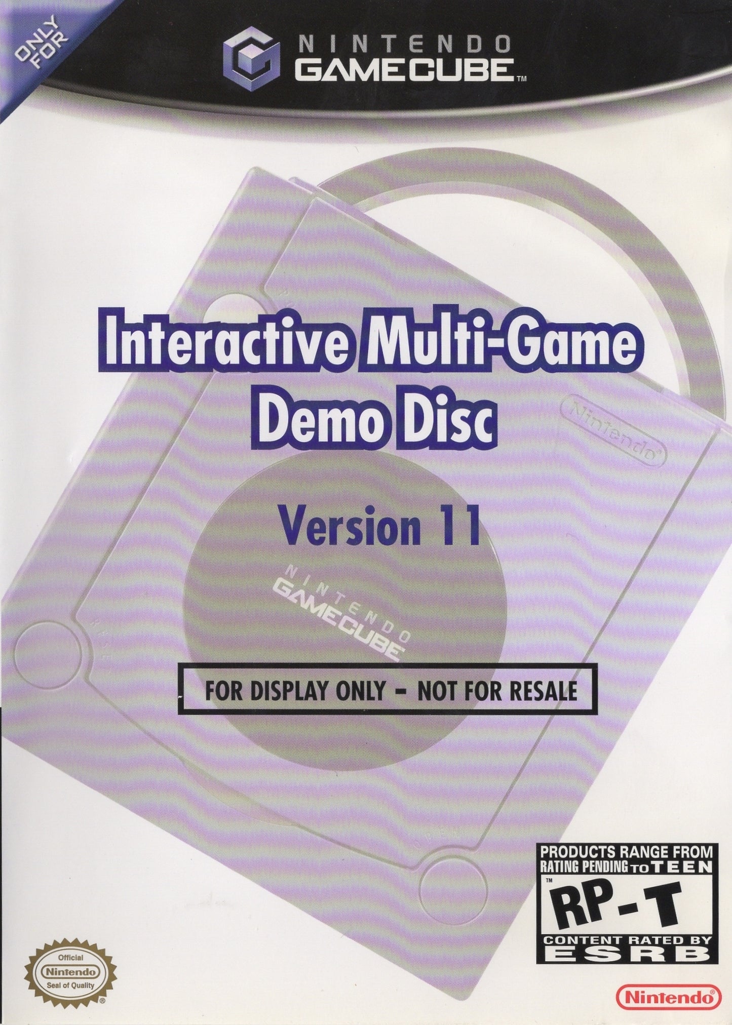 INTERACTIVE MULTI-GAME DEMO DISC #11 - GCB