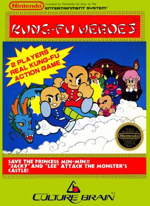 KUNG FU HEROES - NES (W/BOX & MANUAL)