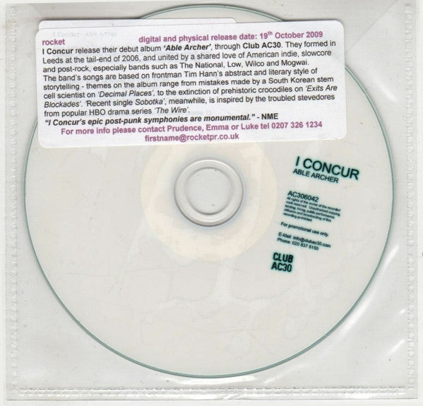 I CONCUR - ABLE ARCHER