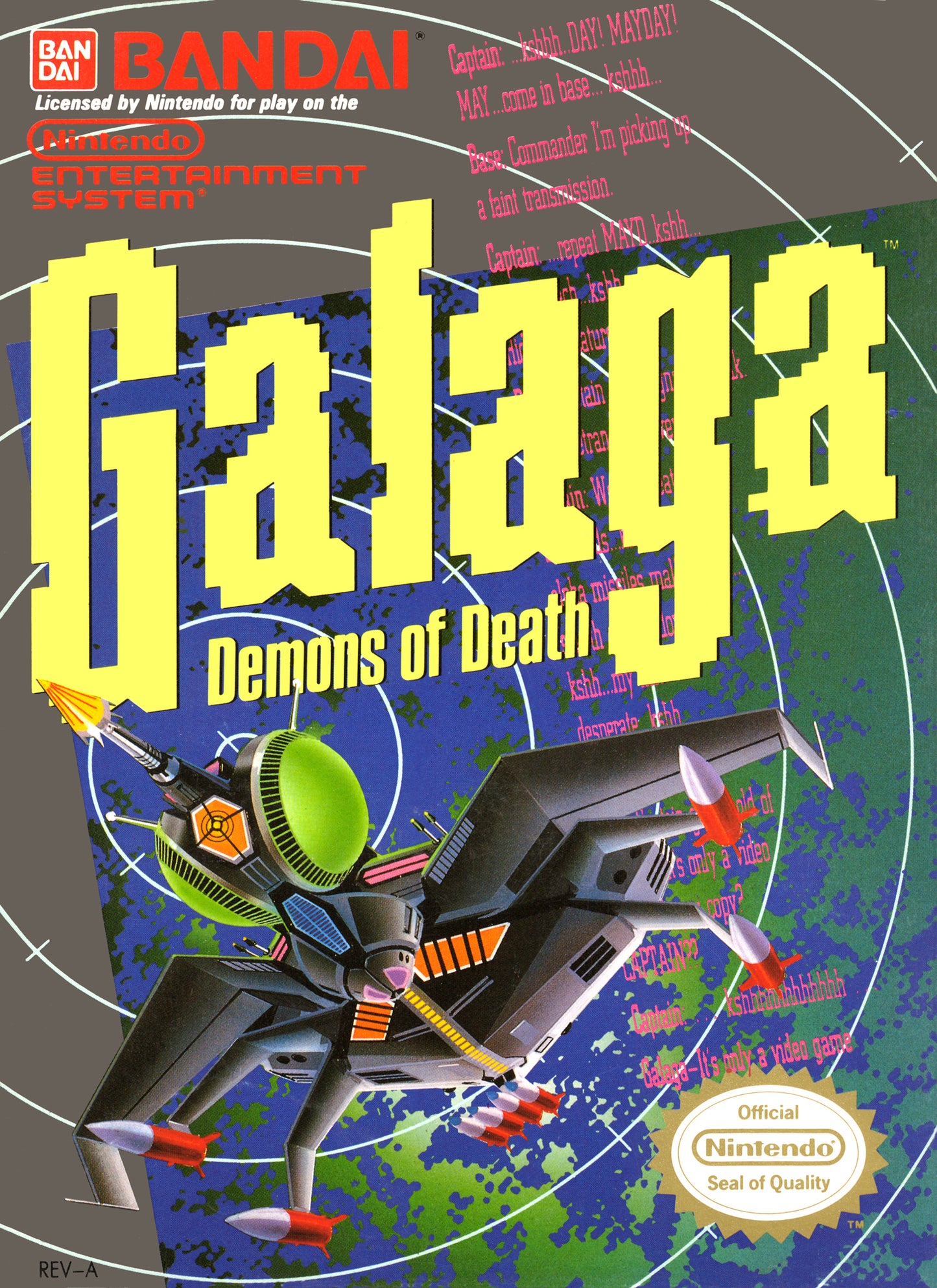 GALAGA: DEMONS OF DEATH - NES (W/BOX)