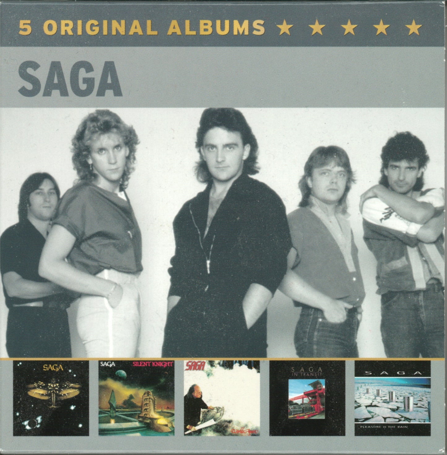 SAGA - 5 ORIGINAL ALBUMS (5CDS)