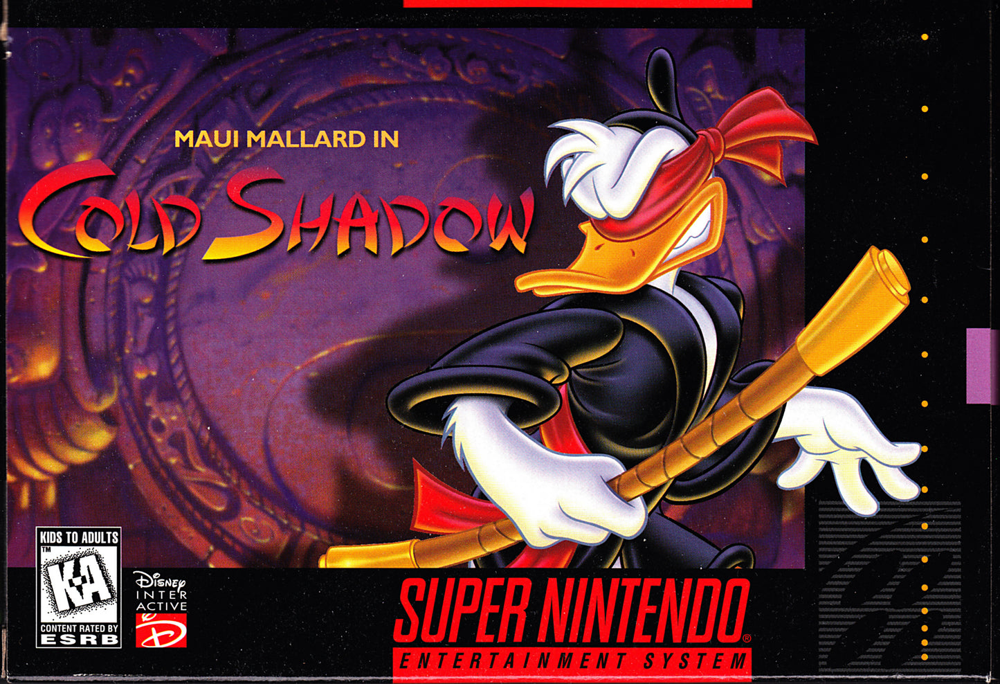 MAUI MALLARD IN COLD SHADOW - SNES (W/BOX & MANUAL)