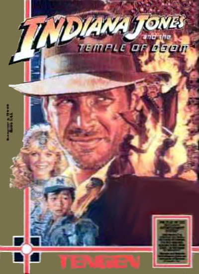 INDIANA JONES & THE TEMPLE OF DOOM [TENG - NES (W/BOX & MANUAL)