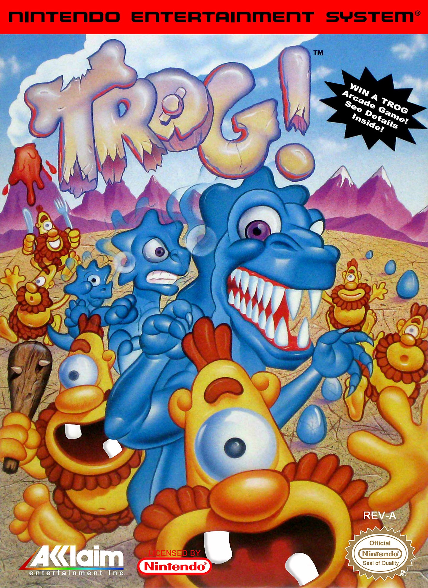 TROG - NES (W/BOX & MANUAL)