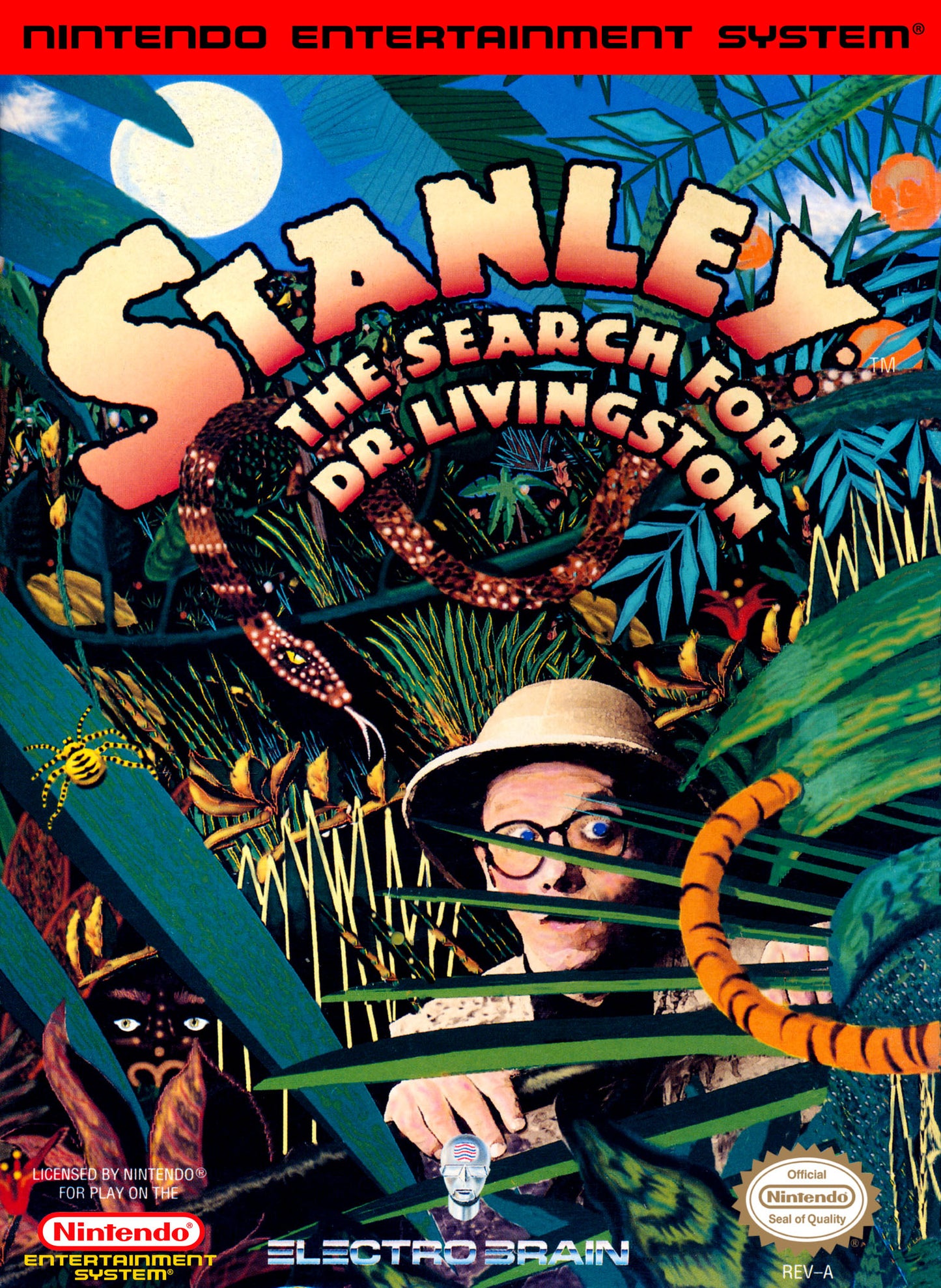 STANLEY: THE SEARCH FOR DR. LIVINGSTON - NES (W/BOX & MANUAL)