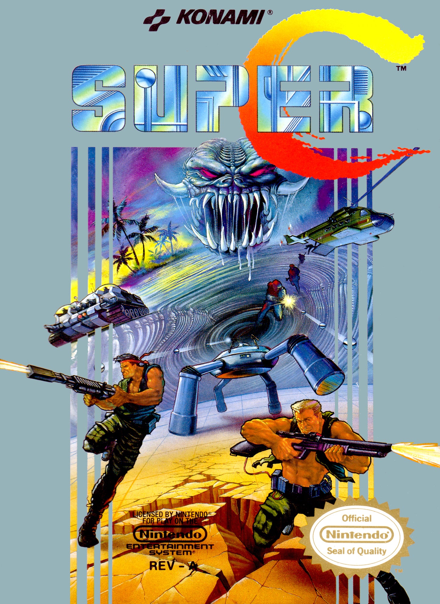 SUPER C - NES (W/BOX & MANUAL)