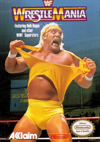 WWF WRESTLEMANIA STEEL CAGE CHALLENGE - NES (W/BOX)