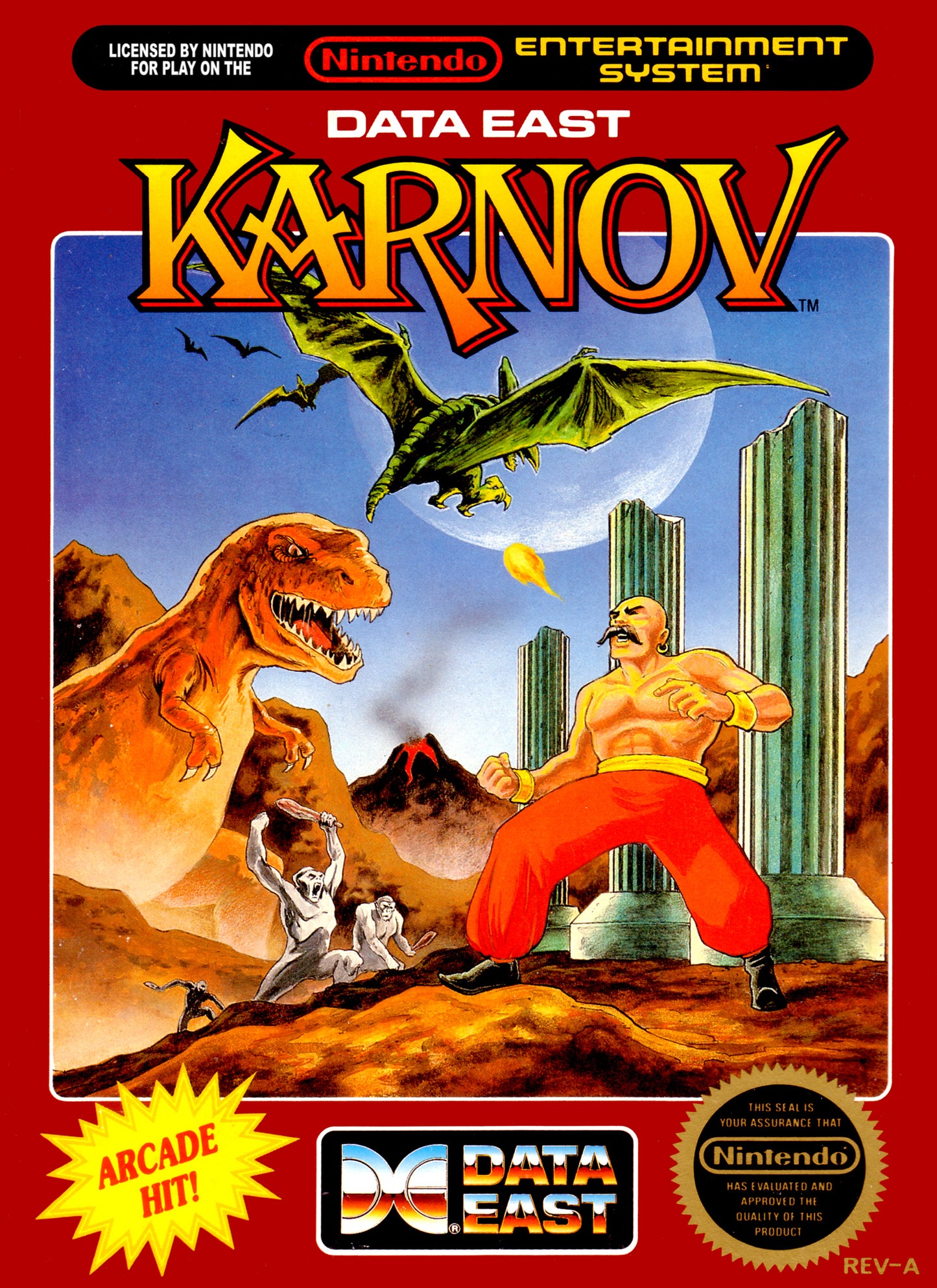 KARNOV - NES (W/BOX & MANUAL)