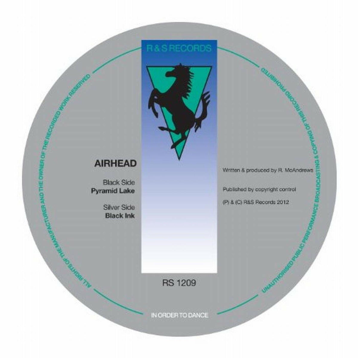 AIRHEAD - PYRAMID LAKE / BLACK INK - 12"