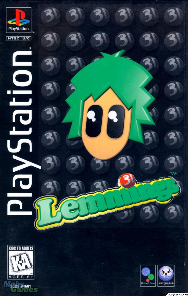 LEMMINGS 3D (LONGBOX) - PS1