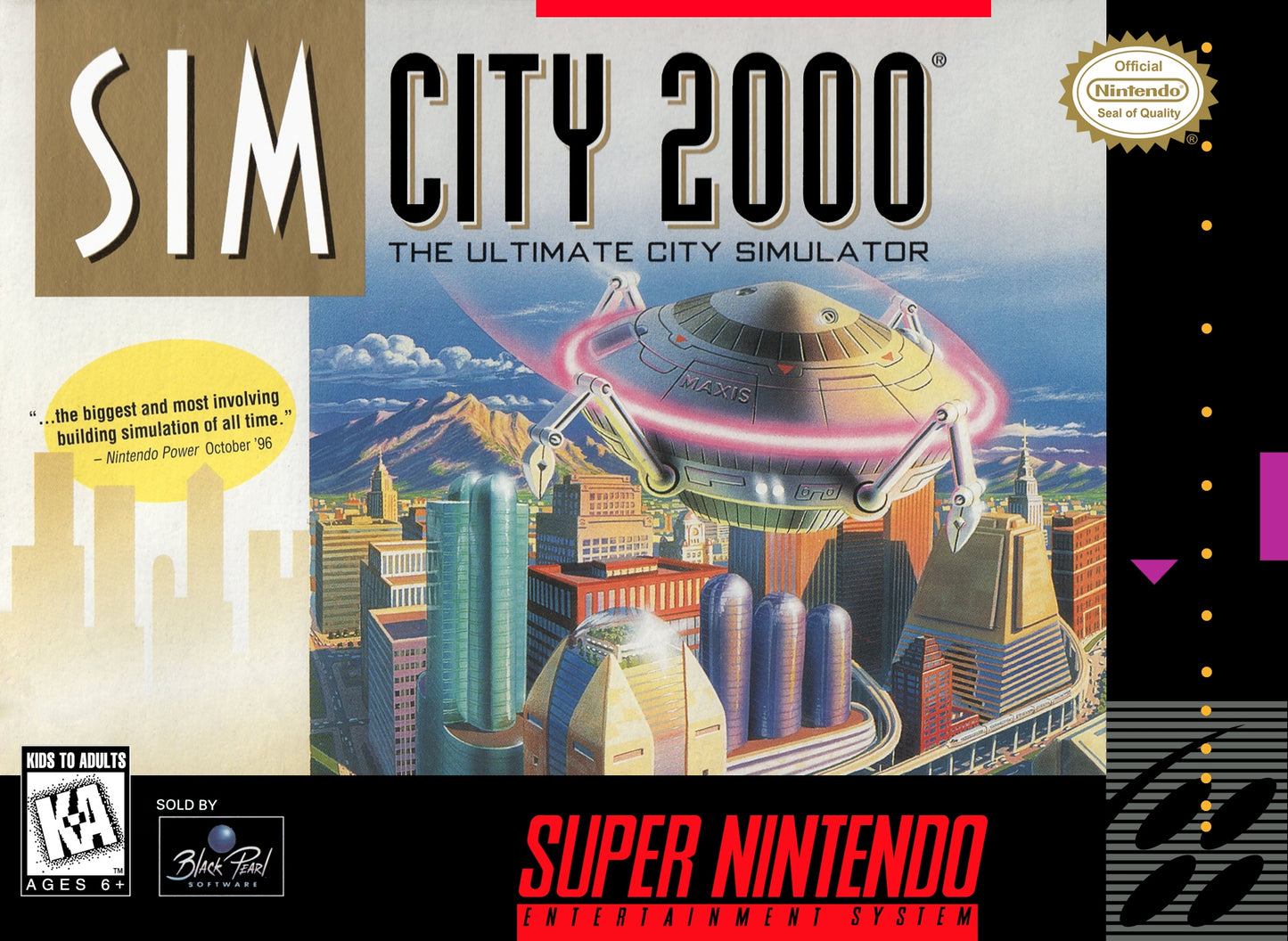 SIM CITY 2000 - SNES (W/BOX)