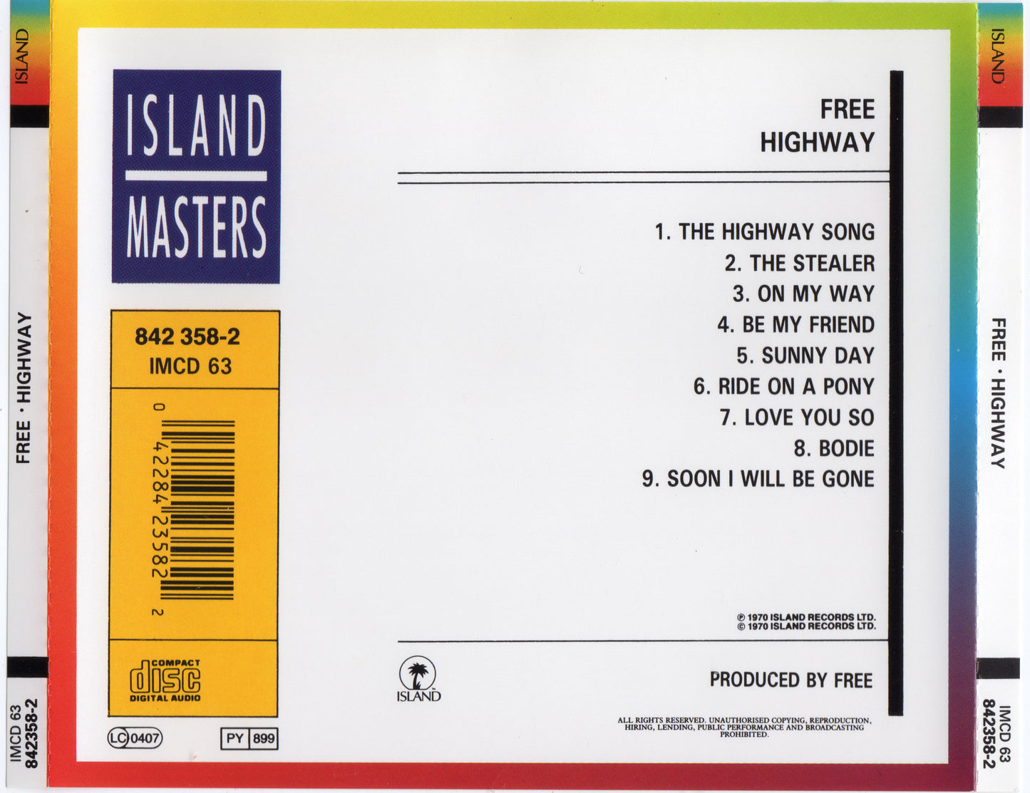 FREE - HIGHWAY (JAPANESE SHM-CD)