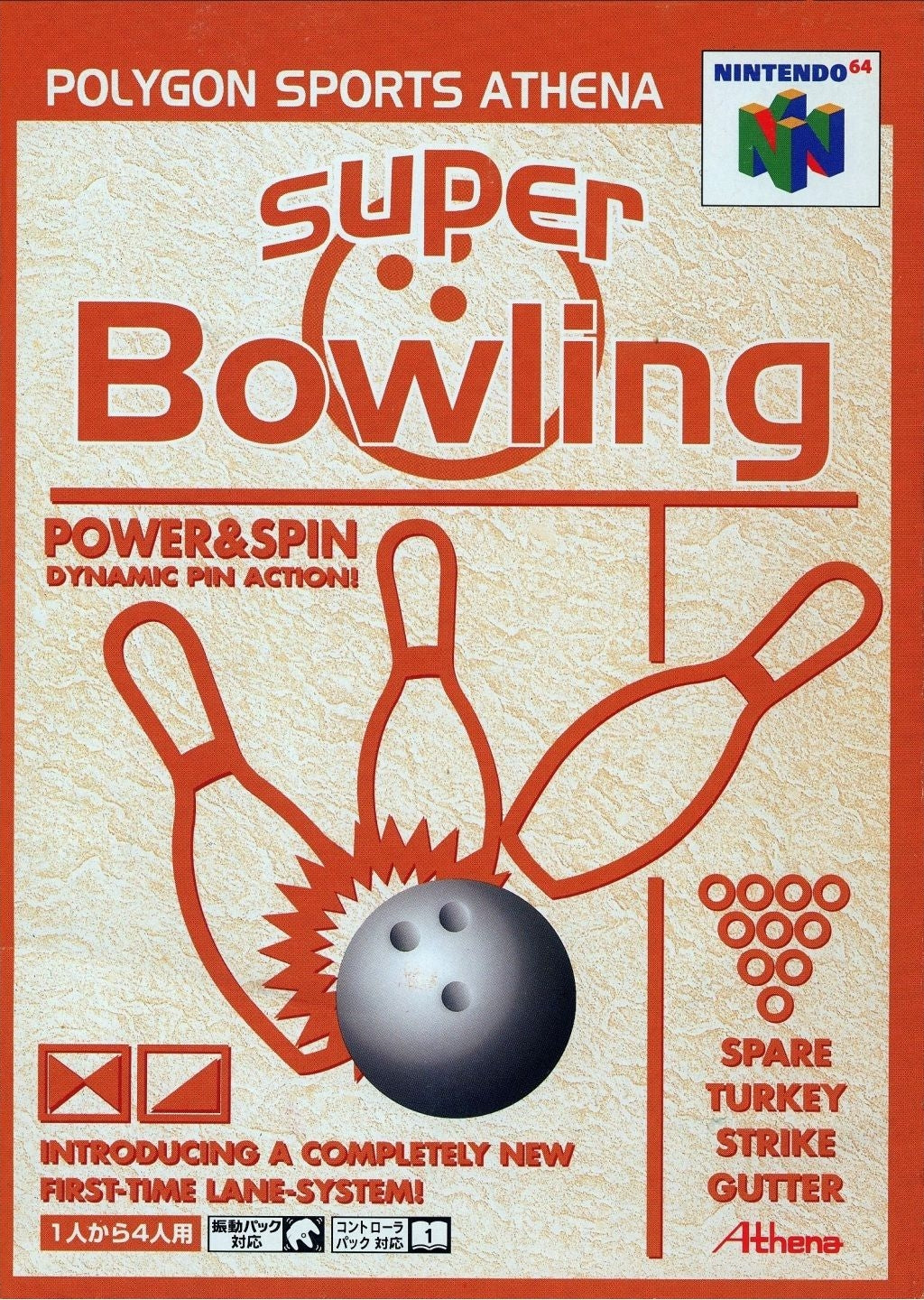 SUPER BOWLING - SNES (W/BOX)