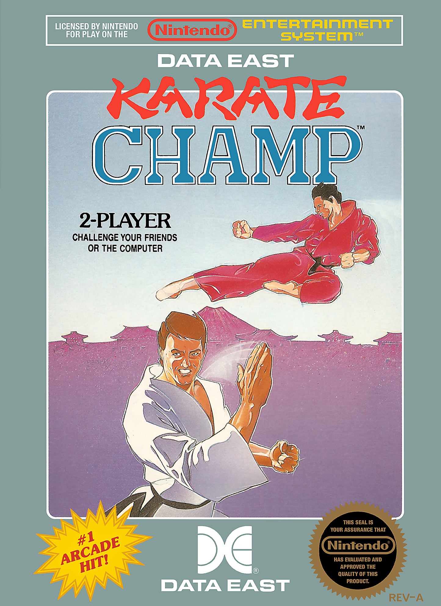 KARATE CHAMP - NES (W/BOX)