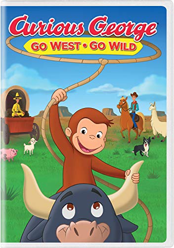 CURIOUS GEORGE (ANIMATED) - DVD-GO WEST, GO WILD