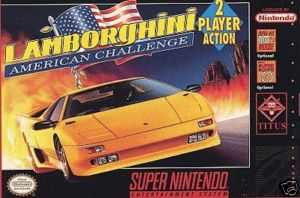 LAMBORGHINI AMERICAN CHALLENGE - SNES (W/BOX)