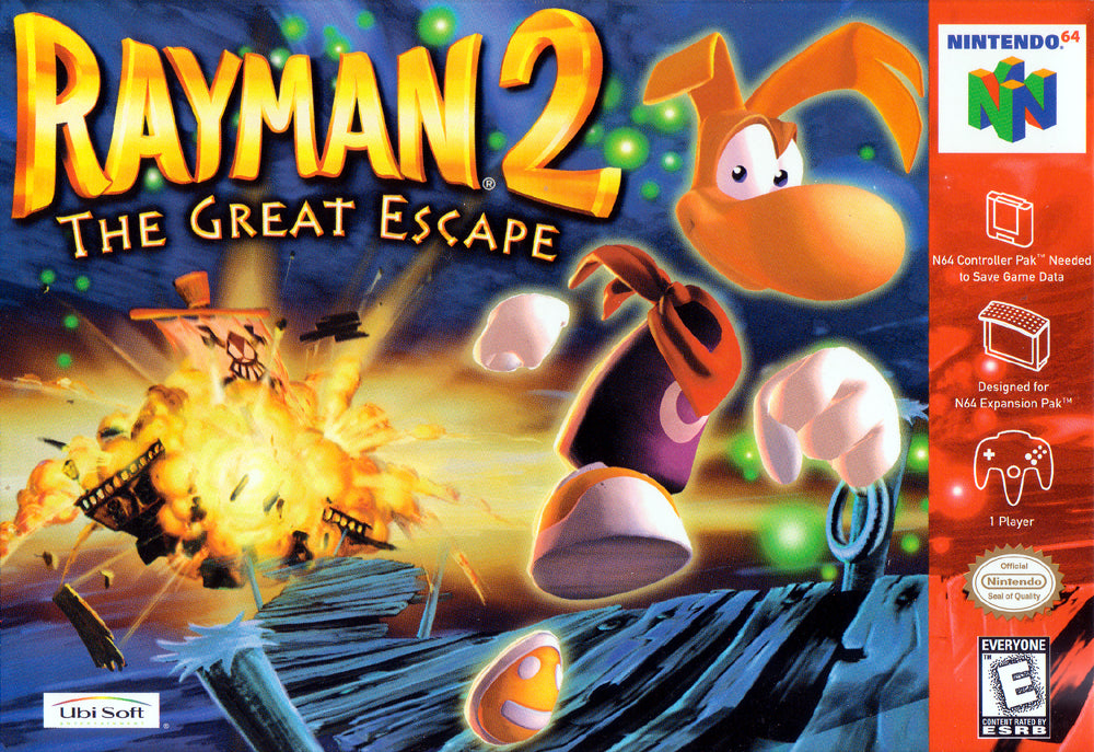 RAYMAN 2: THE GREAT ESCAPE - N64