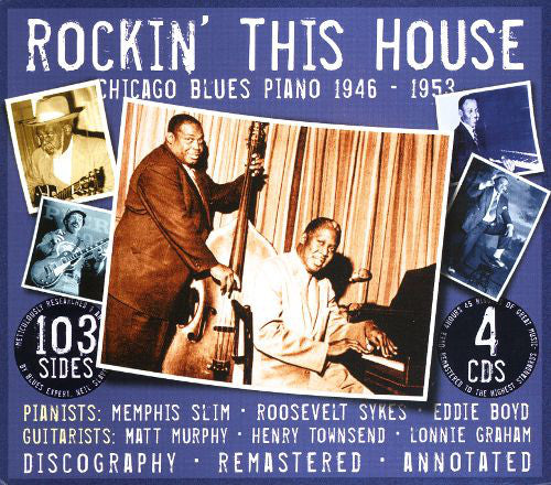 MEMPHIS SLIM - ROCKIN' THIS HOUSE (4CDS)