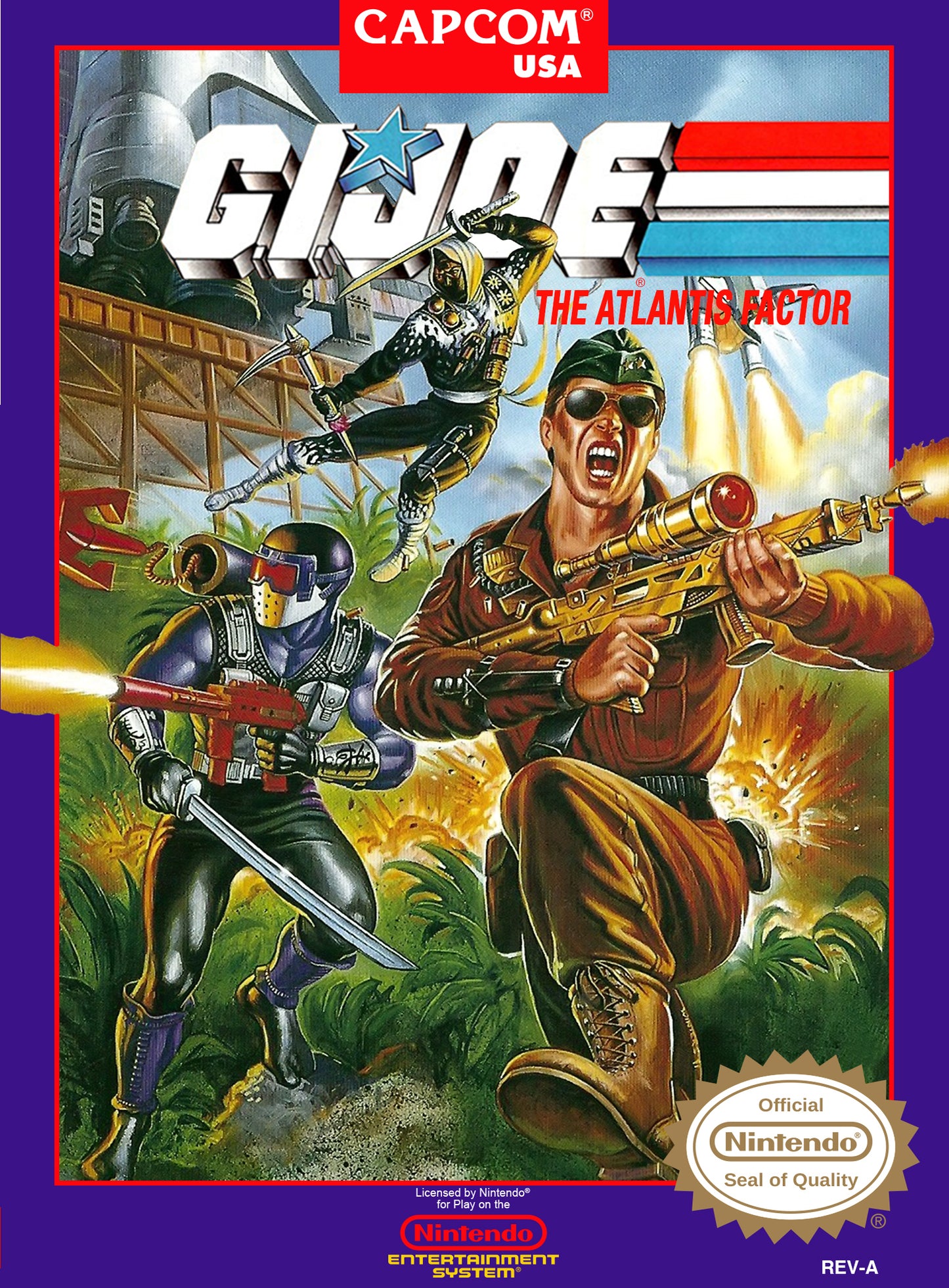 G.I. JOE: THE ATLANTIS FACTOR - NES (W/BOX)
