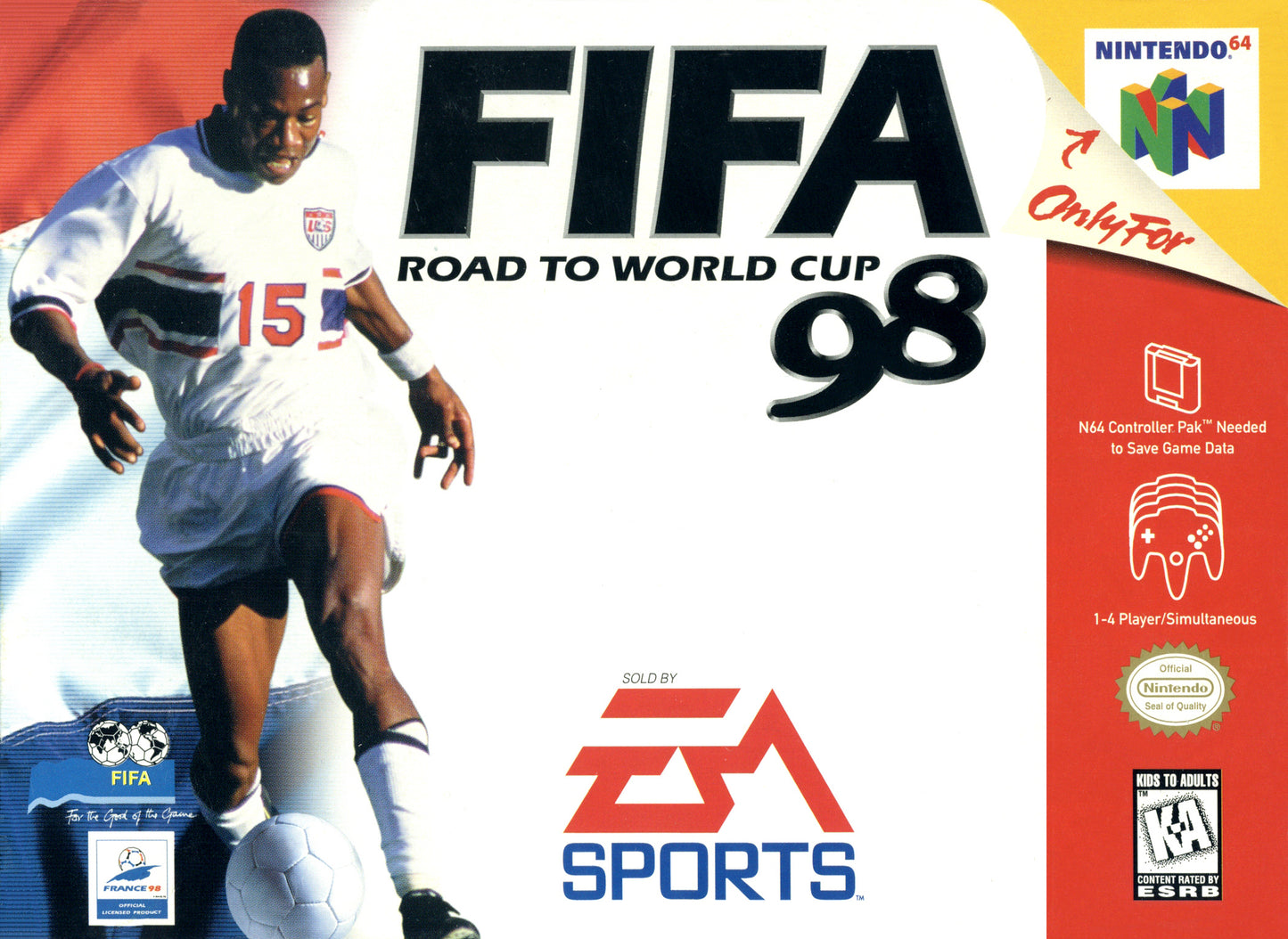 FIFA SOCCER 98: ROAD TO WORLD CUP - N64