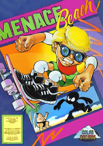 MENACE BEACH - NES (W/BOX & MANUAL)
