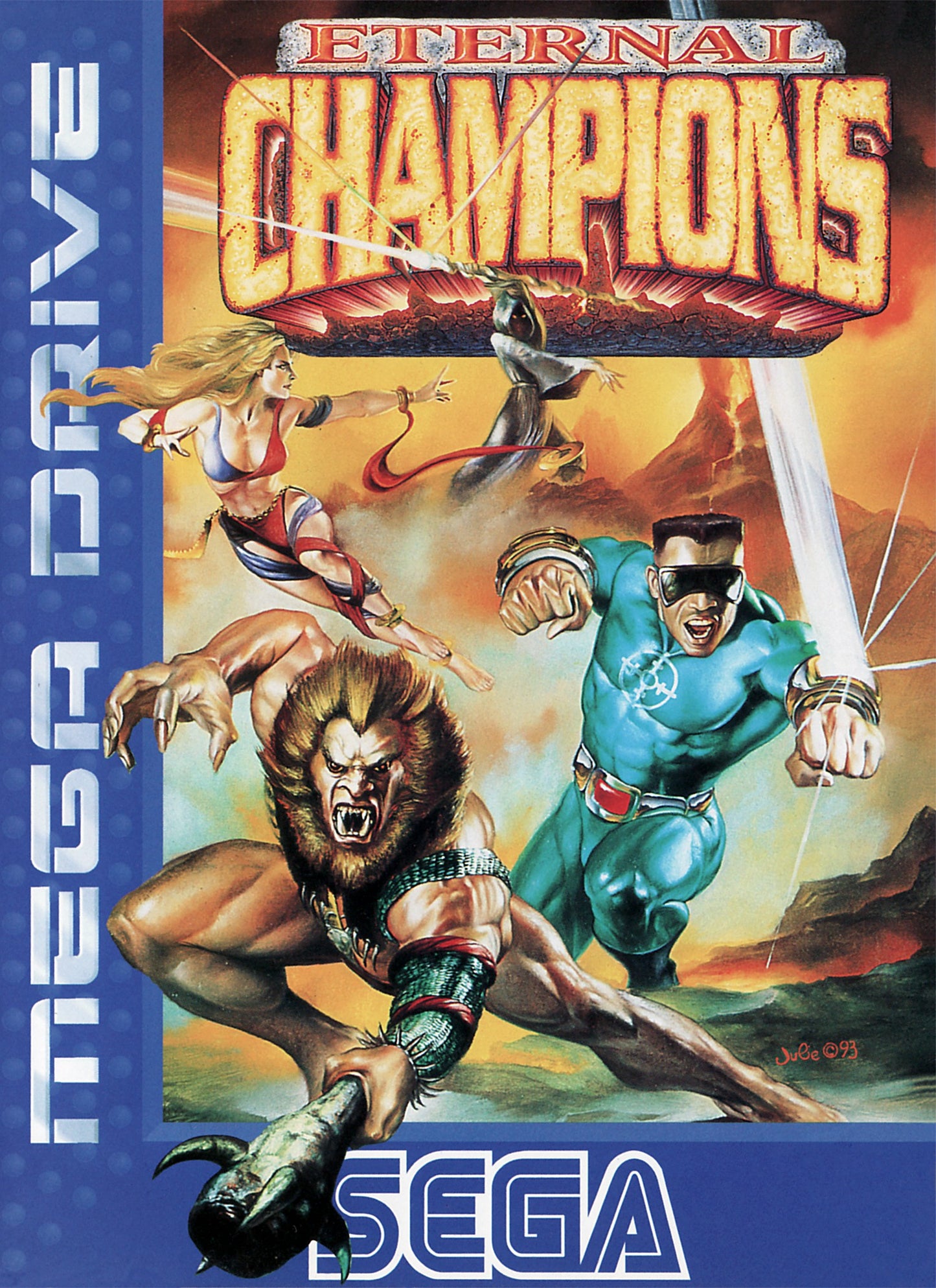 ETERNAL CHAMPIONS - GENESIS (CARTRIDGE ONLY)