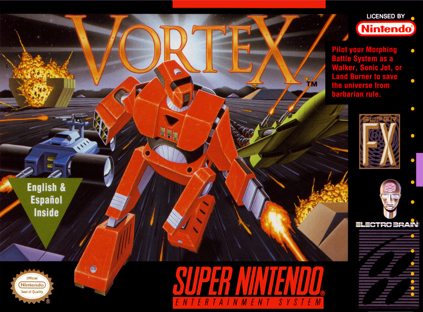 VORTEX - SNES (W/BOX)
