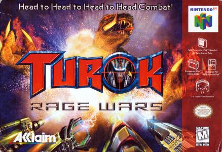 TUROK: RAGE WARS (GRAY CART) - N64 (W/BOX)