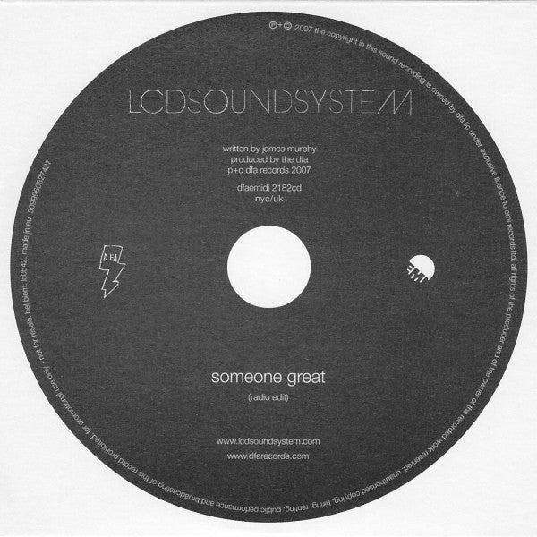 LCD SOUNDSYSTEM - SOMEONE GREAT (EP)