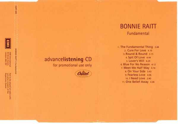 RAITT, BONNIE - FUNDAMENTAL (2CDS)