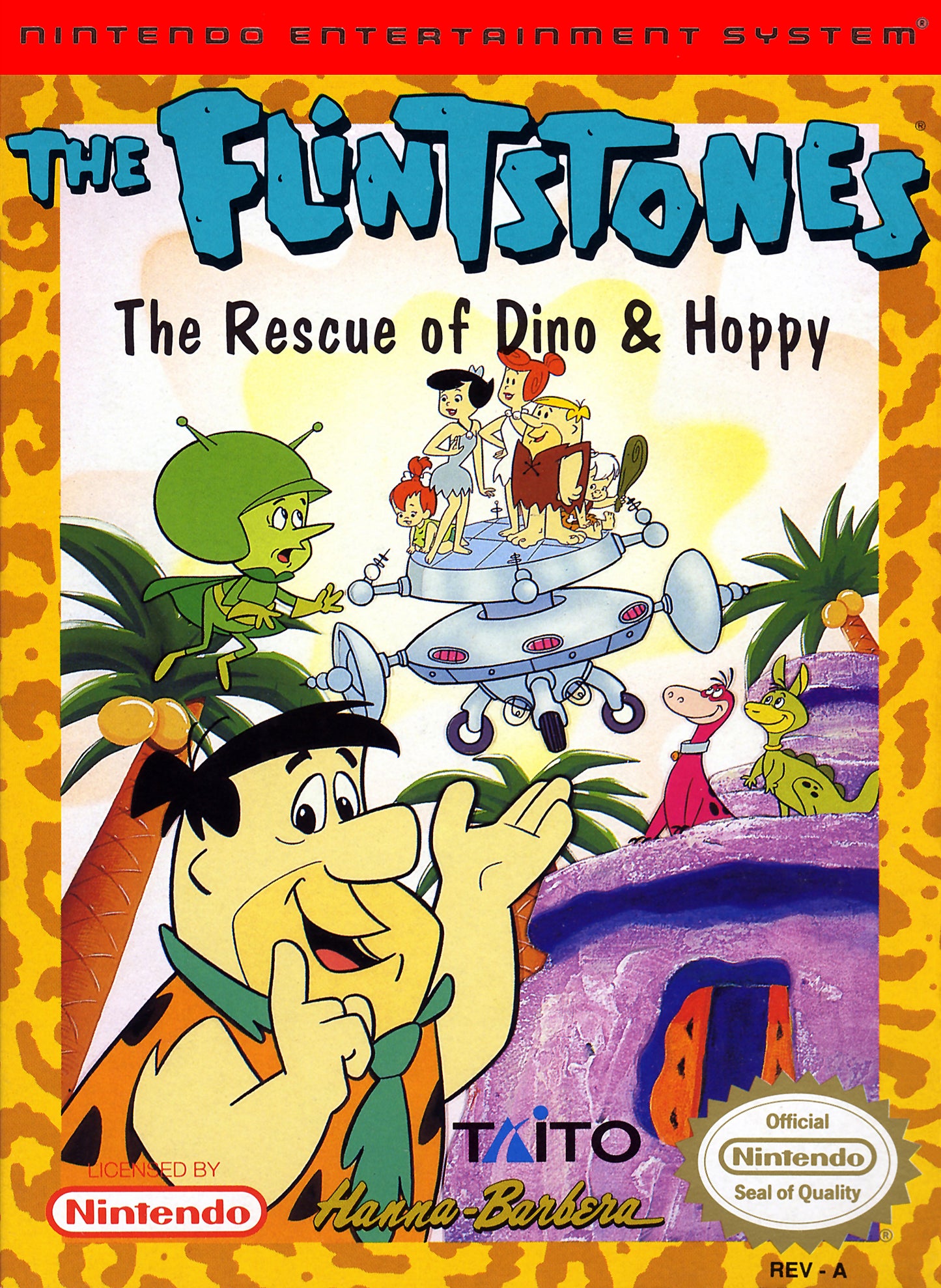 FLINTSTONES: THE RESCUE OF DINO & HOPPY - NES