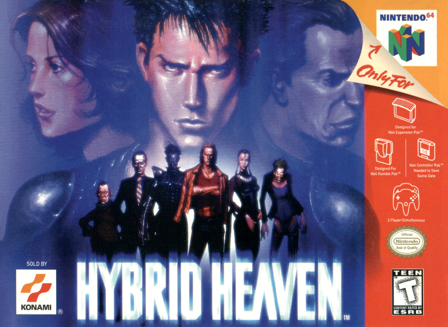 HYBRID HEAVEN - N64 (W/BOX & MANUAL)