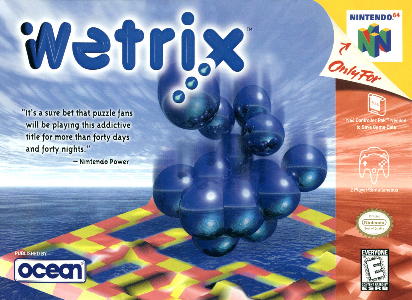 WETRIX - N64 (W/BOX)
