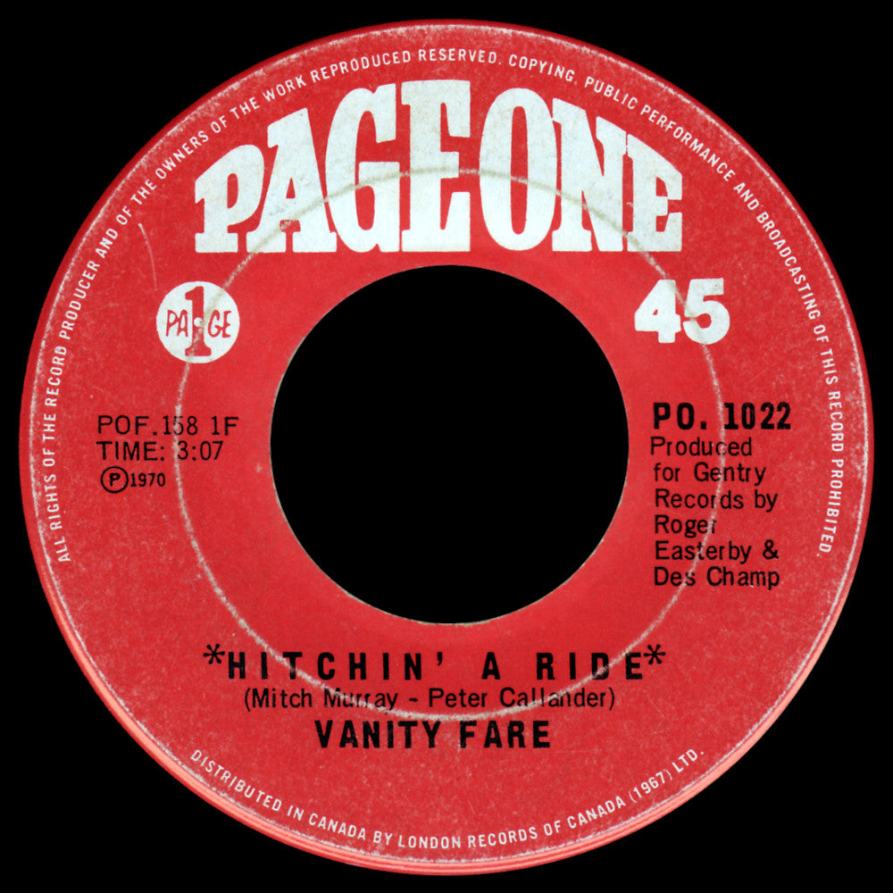 VANITY FARE - HITCHIN' A RIDE