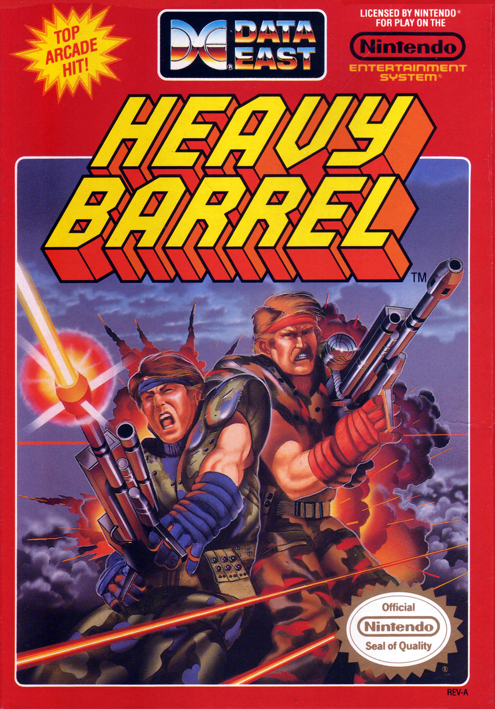 HEAVY BARREL - NES (W/BOX)