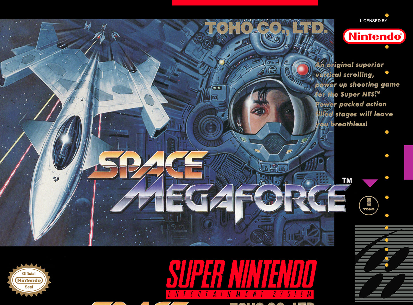 SPACE MEGAFORCE - SNES (W/BOX & MANUAL)