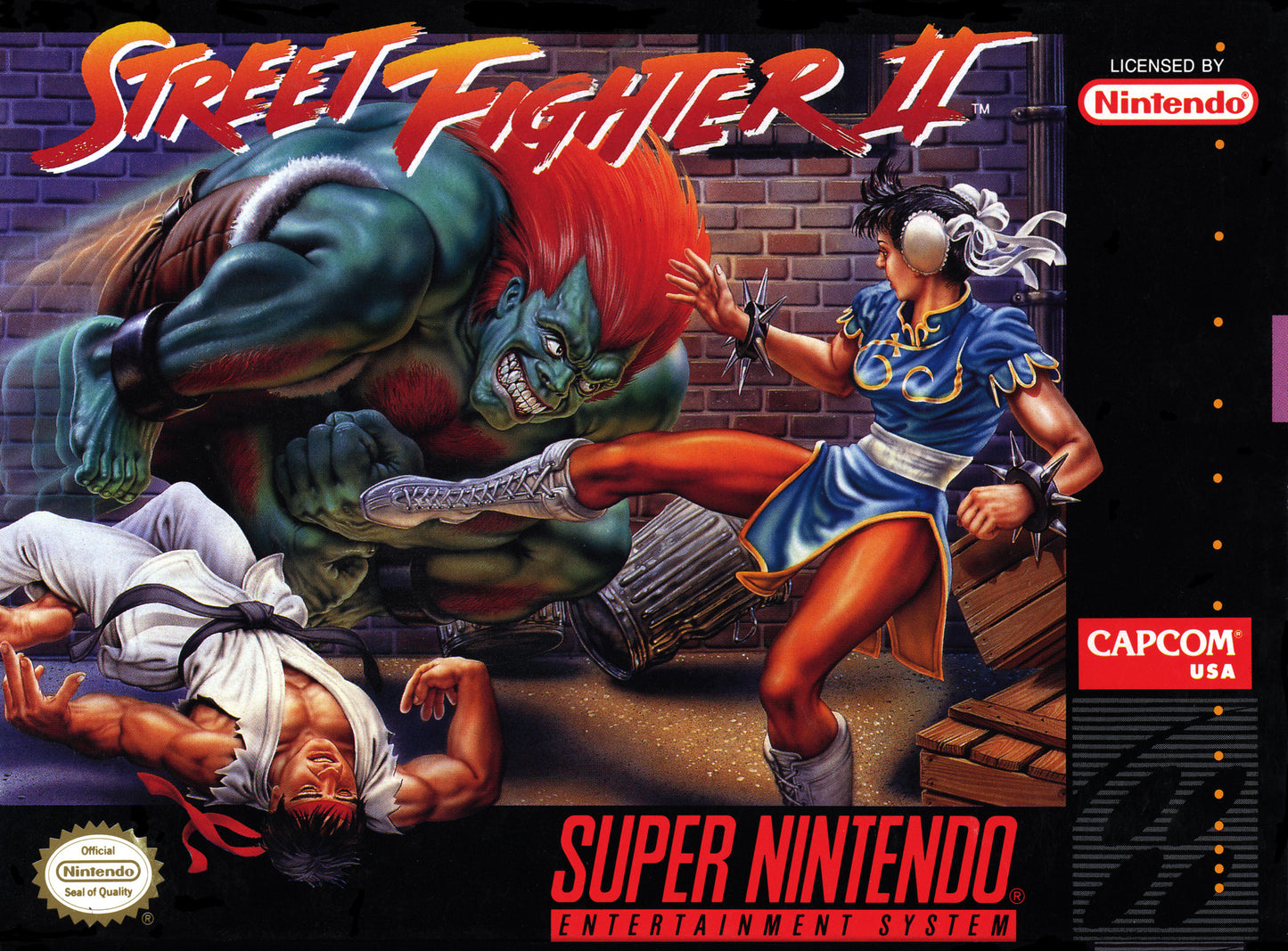 STREET FIGHTER II - SNES (W/BOX)