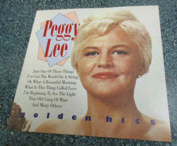 LEE, PEGGY - GOLDEN HITS