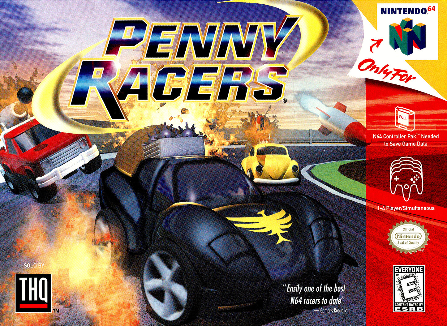 PENNY RACERS - N64 (W/BOX & MANUAL)