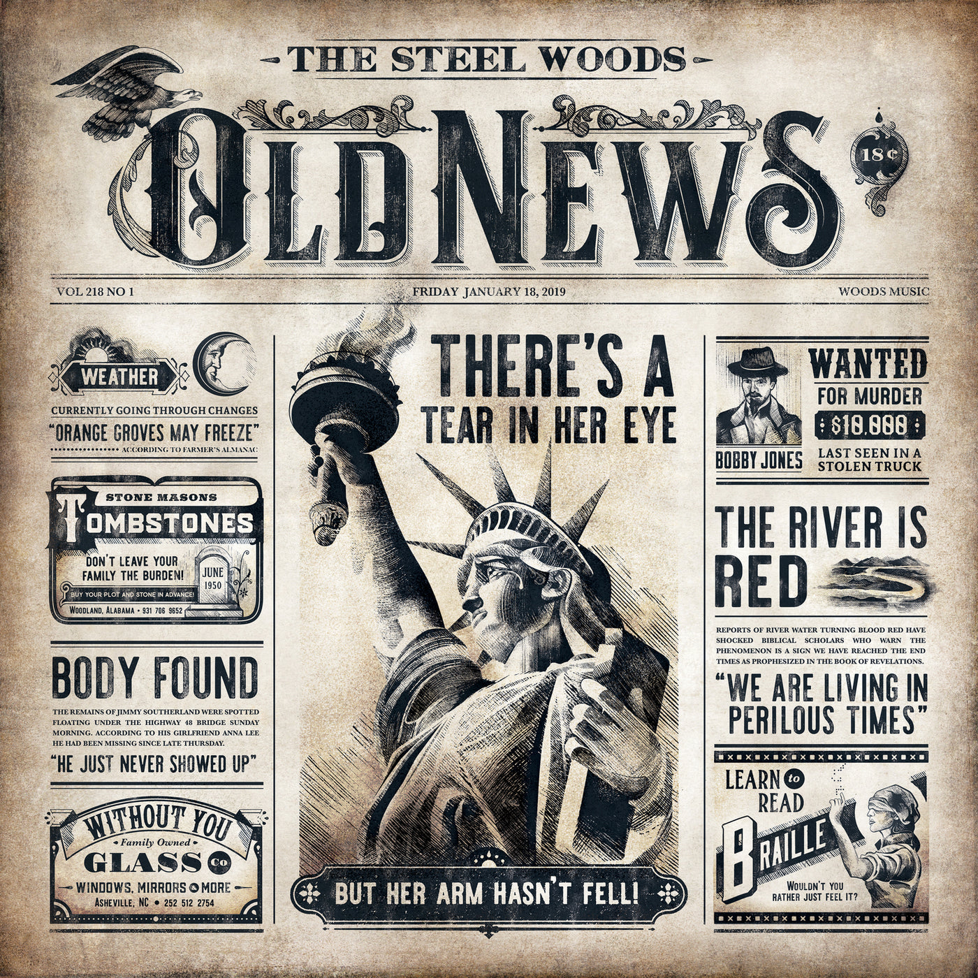 STEEL WOODS - OLD NEWS