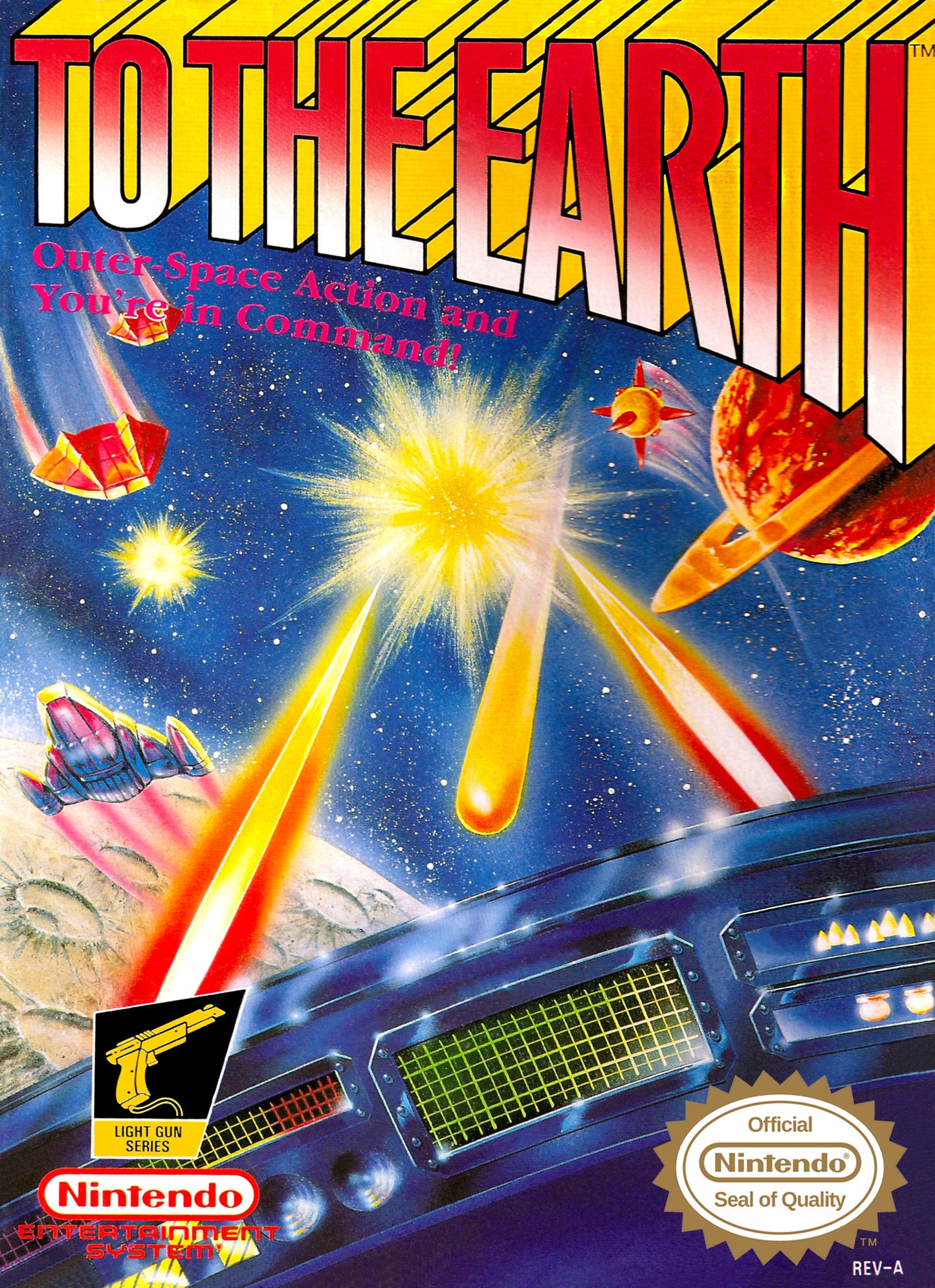 TO THE EARTH - NES (W/BOX & MANUAL)