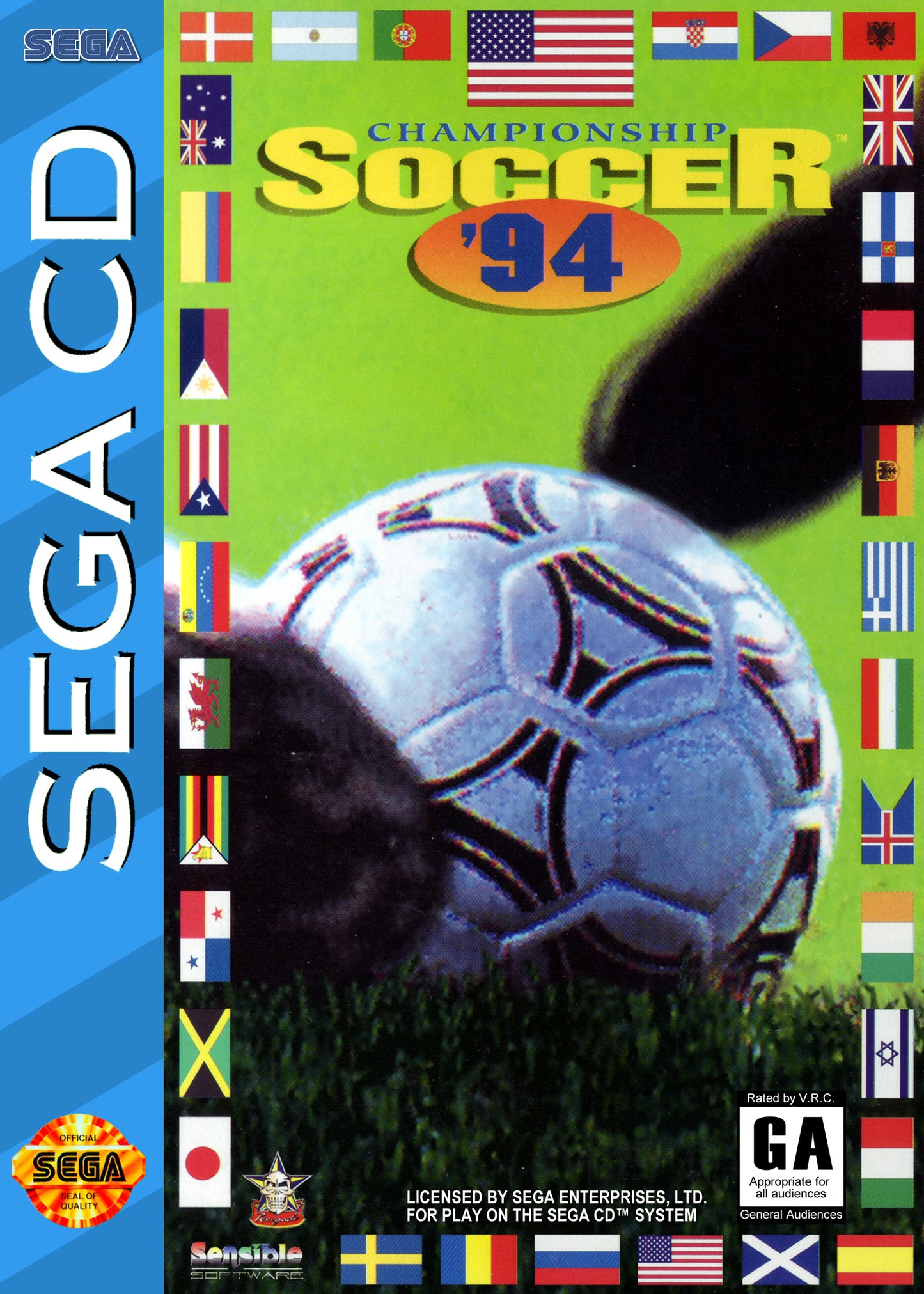CHAMPIONSHIP SOCCER '94 - SEGACD