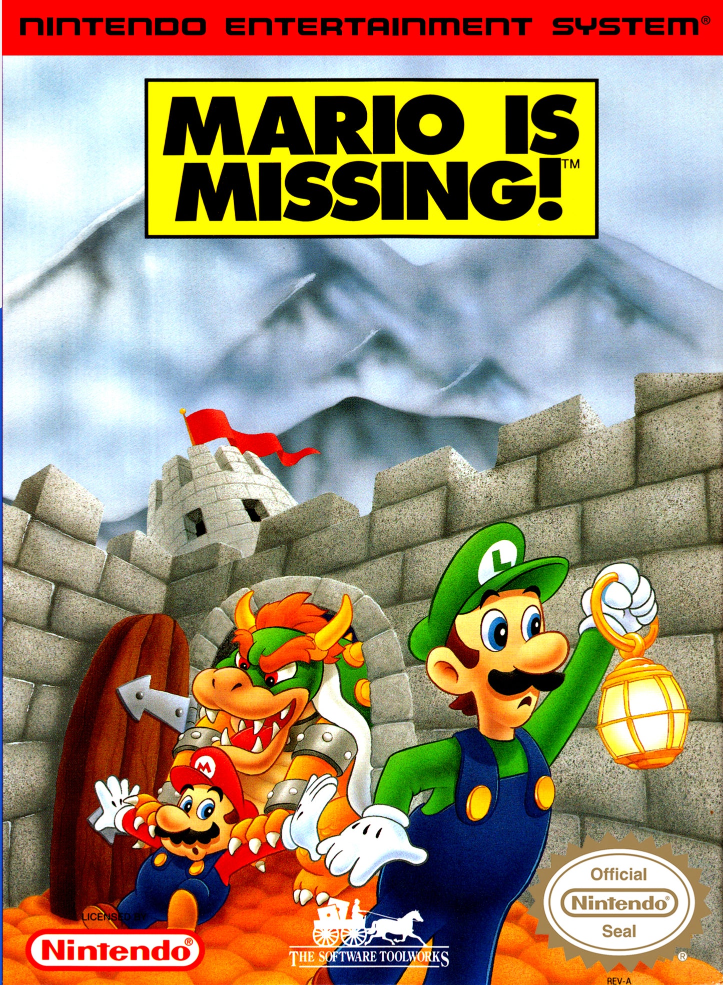 MARIO IS MISSING - NES (W/BOX)